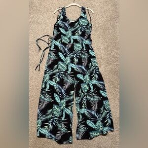 C&C California Leaf Print Jumpsuit